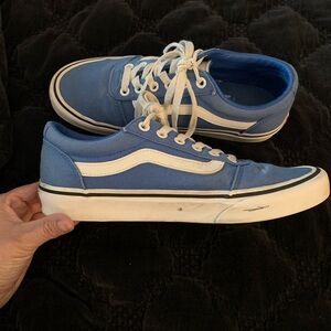 Vans Women’s Old Skool Blue/White Lace Up Sneakers